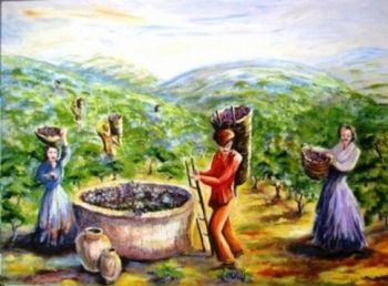 "Grape harvest"