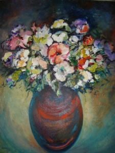 "bowl of flowers"
