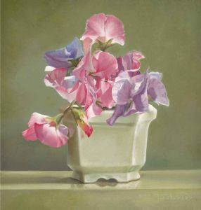 "008 Sweet Peas Giclée"