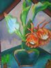 " Belladonna and Green Arum Lilies"