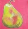"Pear on Red"
