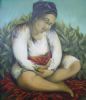 "Woman with Chillies in her lap"