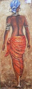 "African Lady Walking"
