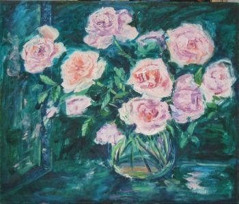 "Pale Pink Roses"