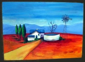 "Orange Landscape 1"
