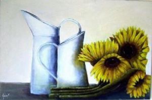 "Sunflower Pots"