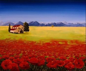 "Poppy Landscape"