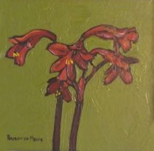 "Fynbos 11, Fire lilies"