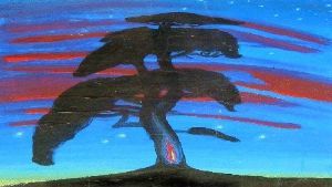 "Lonely-Tree-Flame: 1 Signed Print"