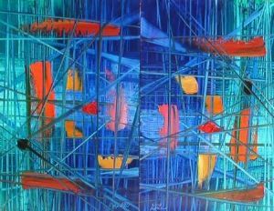 "Crisscross Diptych"