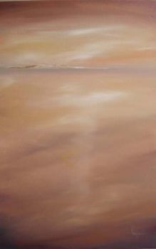 "Dawn across the beach"