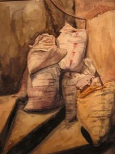 "Bags on Stairs: Marrakesh"