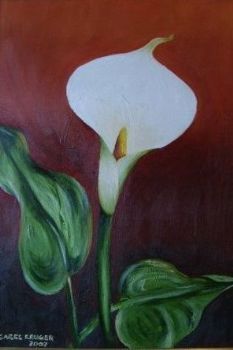 "Arum and Leaves"