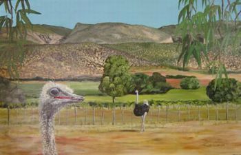 "Cape Farm with Ostridge"