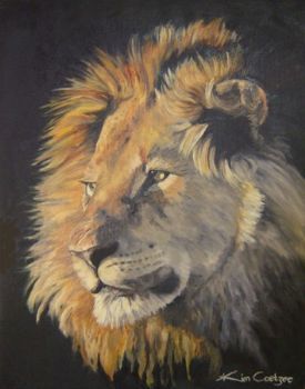 "Sunset Lion"