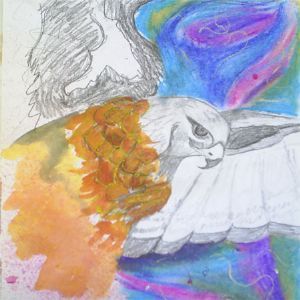 "flying"