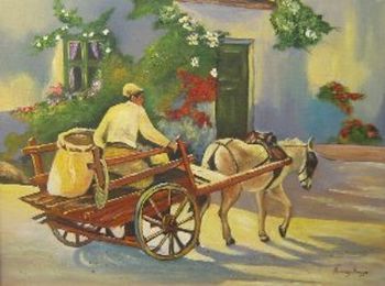 "Donkey Cart Transport"