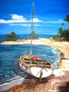 "Boat in Mozambique"