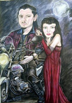 "Biker Couple"
