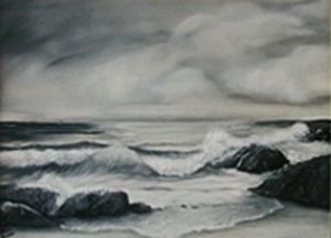 "Monochrome Seascape"