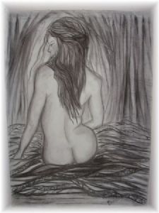 "Nude in Forest"