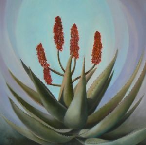 "Aloe with Flowers"