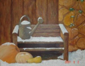 "Snow in the Garden"