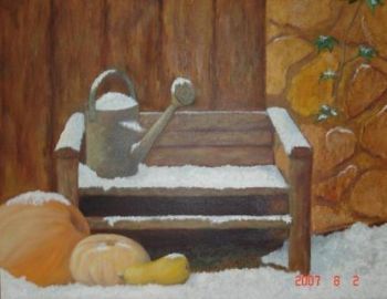 "Snow in the Garden"