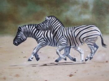 "Galloping Zebra "