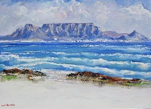 "Table Mountain from Blouberg"