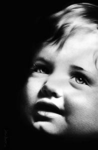 "Charcoal Portrait of Child - Master Kent"