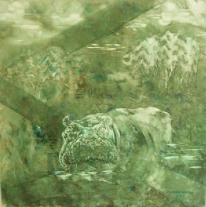 "A Hippo at Millwane"