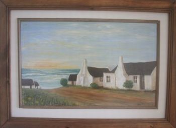 "Sunrise over Fishing Village"