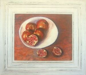 "Pomegranates in a Bowl"