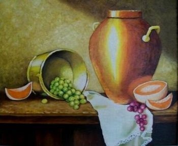 "Spanspek en Kruik - Melon and Pitcher"