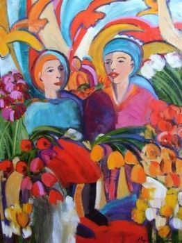"Girls With Flowers"