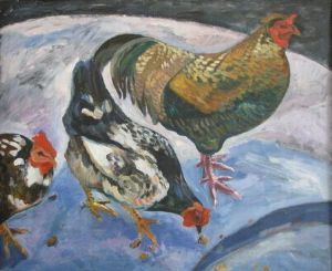 "Rooster and Hens"