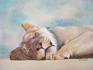 "Sleeping Lioness"