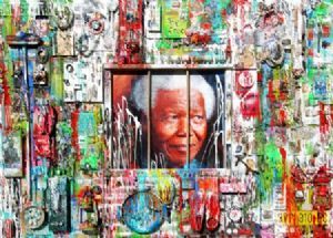 "Large Mandela Talisman 2013 - 2701"