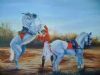 "Lipizzaners in Action"