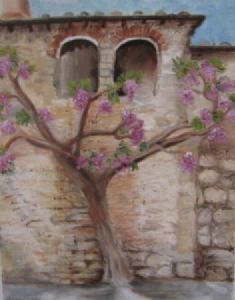 "Tree in courtyard"