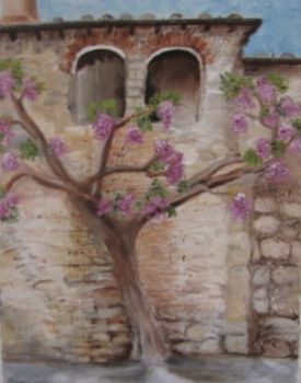 "Tree in courtyard"
