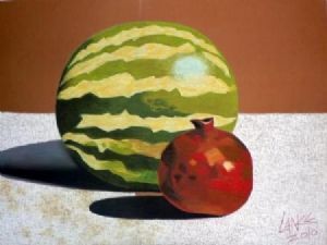 "Watermelon and Pomegranate"