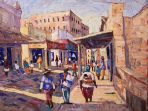 "Street Scene - Johannesburg"
