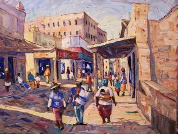 "Street Scene - Johannesburg"