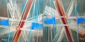 "Approval Granted Diptych"