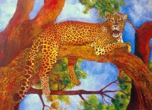 "Leopard Relaxing"