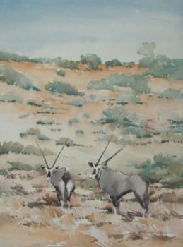 "Oryx and Dunes"