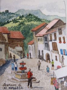 "Miniature - View from Gruyer"