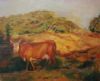"Cow in Golden Light"